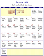 Thumbnail of ponderable calendar