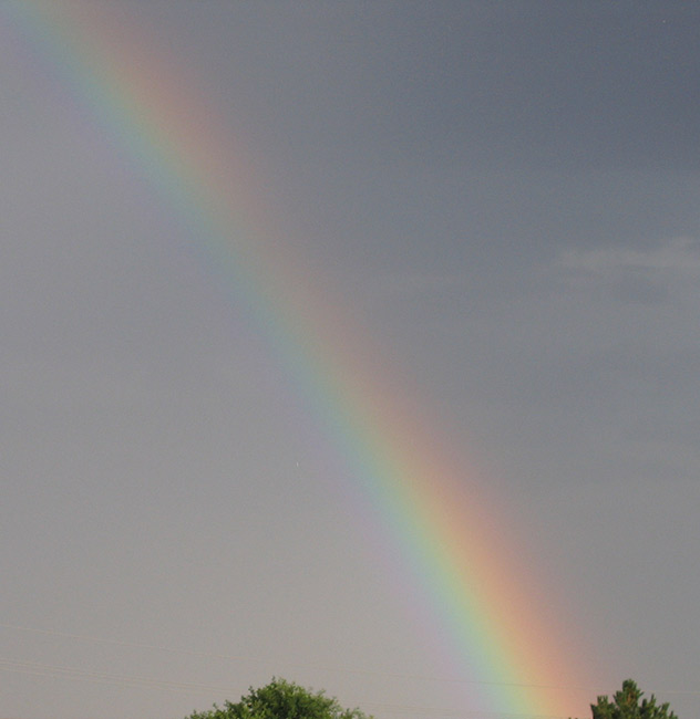 Rainbow over Tucson, Arizona, USA