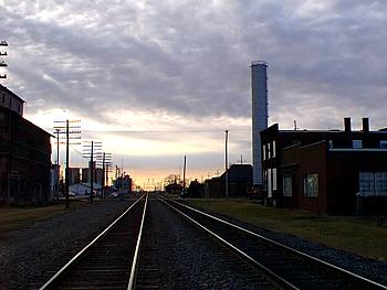 How westbound engineers saw Earlville, Illinois in 1999